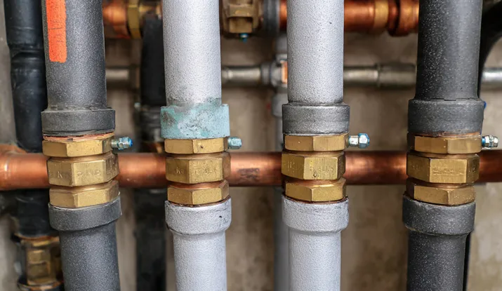 بررسی لوله‌ها و اتصالات آبگرمکن خورشیدی برای نشتی و عایق‌بندی